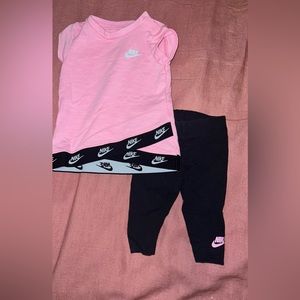 Pink Nike Legging Set